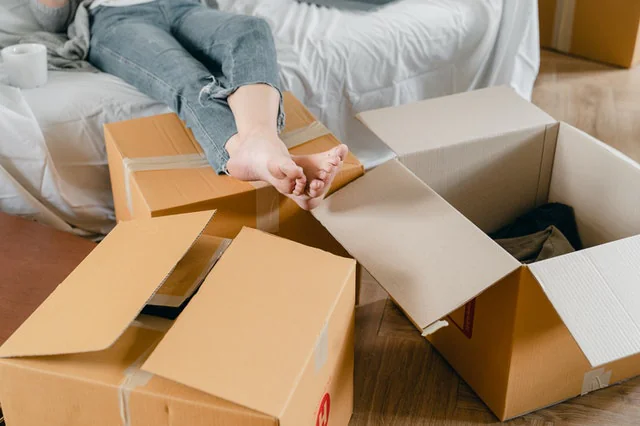 faire ses cartons de déménagement