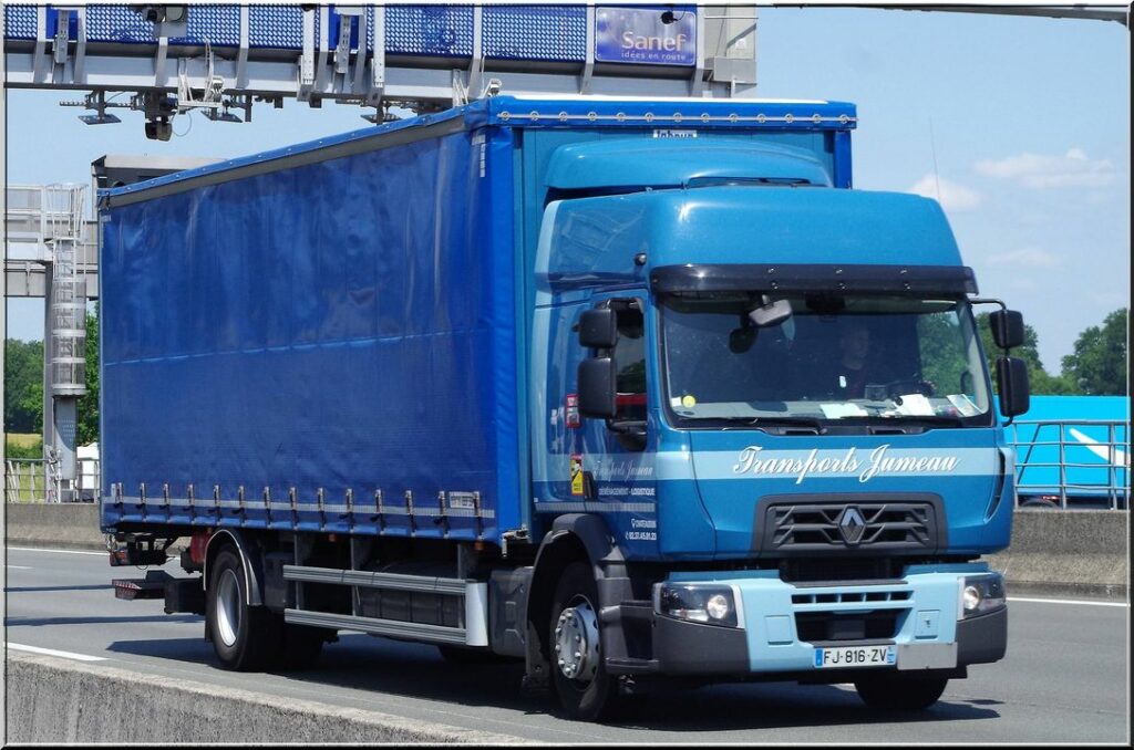 Camion transport entreprise Jumeau