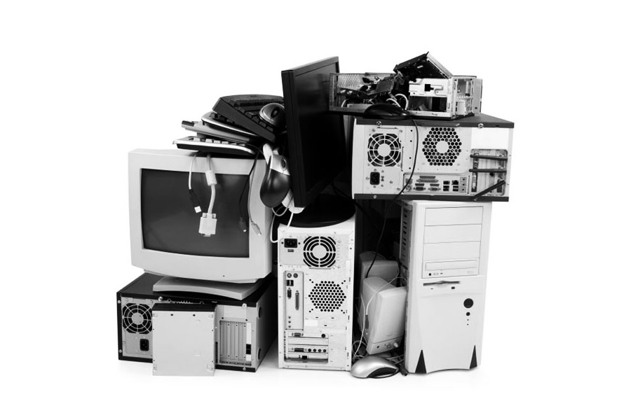 appareils électronique usagés à recycler